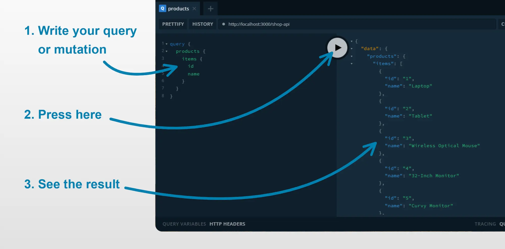 Graphql playground